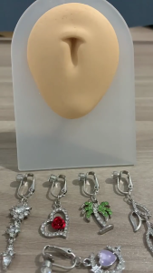 Comfortable No Piercing Belly Button Clip Stylish Navel Ring Women Body Fashionable Accessory for Parties