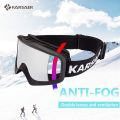 Karsaer Ski Goggles Anti-Fog Snow Goggles OTG 100% UV Protection Snowboard Goggles Bendable Dual-Lenses for Men Women Youth. 