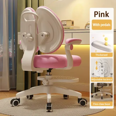 Study Chair For Student Affordable Chair For Kids Swivel Chair Office Adjustable Chair With Footrest