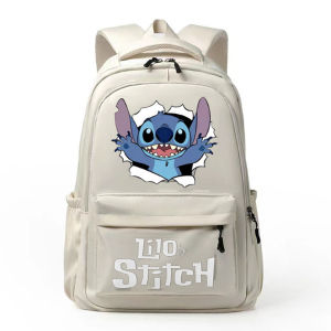 ZEEMIN Halloween Christmas Disney Lilo Stitch Backpack for Girls Boys Teenager Children Rucksack Casual School Bags Travel Rabbit Ears Backpacks Mochila