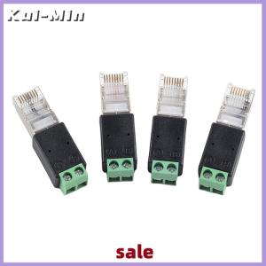 Kui-Min RJ45 to RS485 Converter RJ45 Terminal Adapter RJ45 to RS485 Adapter Head to Terminal