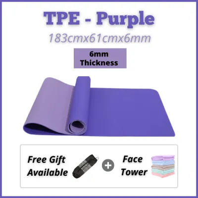 Yolife Premium Cork Yoga Mat With Body Alligment TPE yoga mat 6mm high.shock absorption anti-slip fitness mat sports mat outdoor mat / Tikar Yoga Gabus Premium Dengan Penjajaran Badan Tikar yoga TPE 6mm tinggi. tikar kecergasan anti-gelincir
