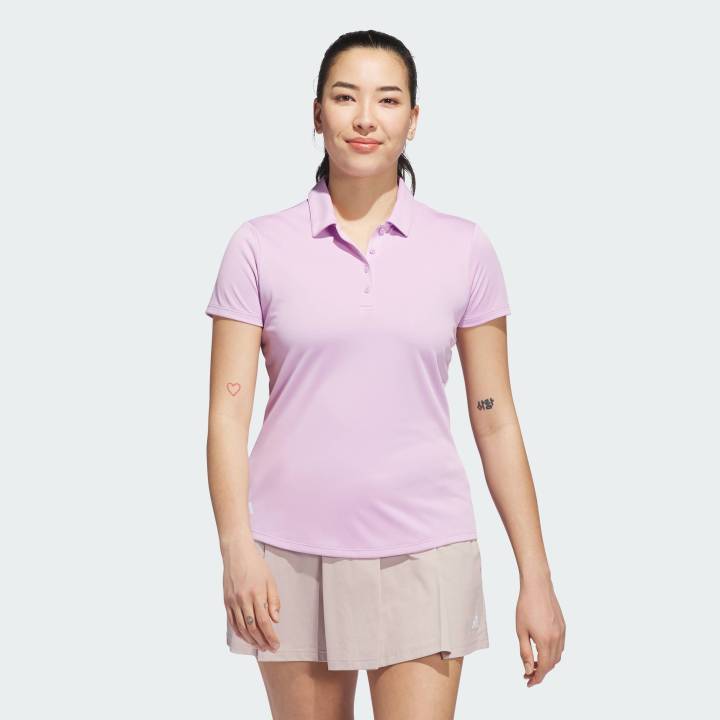 adidas Golf Women's Solid Performance Short Sleeve Polo Shirt