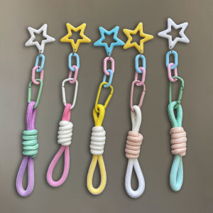 YAFEN Fluorescent Color Phone Strap Mesh Landyard For Bags Braided Strips Keycord Hanging Trousers Accessories Keychain