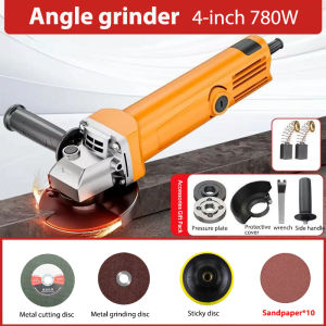 Angle Grinder Industrial Cutting Machine Electric Hand GrindIng Power Tool Free Accessories Cutting Disc