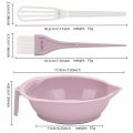CROSSTIME 3PCS Làm tóc Bộ dụng cụ nhuộm tóc chuyên nghiệp Tự làm Chống trơn trượt Bộ dụng cụ nhuộm tóc Phụ kiện salon Bền bỉ Cọ trộn bát nhiều màu để làm sáng các vùng tóc. 