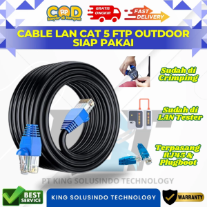 SPECTRA 35 Meter Kabel LAN Cat5 Cat 5 FTP Outdoor 35M