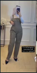 Overall Jumpsuit Cargo Wanita Dewasa Terbaru