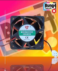 KOMPONEN KIPAS DC 24V 6cm TEBAL 2.5cm Fan DC 24V