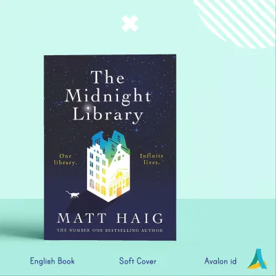 The Midnight Library by Matt Haig in English Soft Cover Book for Fiction