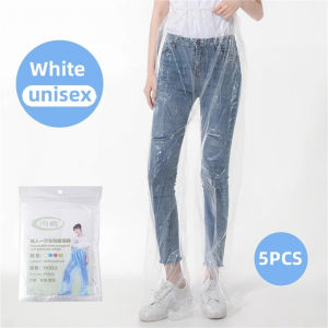 Disposable Waterproof Rain Pants Foot Seal Design Waterproof Outdoor Work Riding Rain Pants