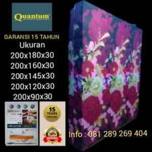 KASUR BUSA QUANTUM 200X180X30 ORIGINAL GARANSI 15 TAHUN