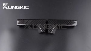 KUNGKIC Real Dry Carbon Fiber For Subaru BRZ Toyota GR86 2021-2025 Seat Adjustment Handle Trim Cover Interior Accessories