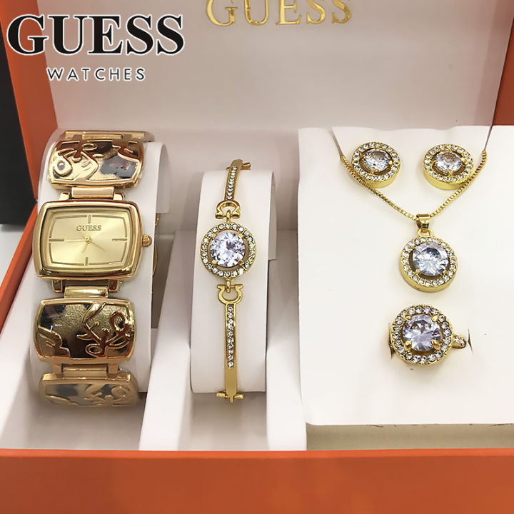 Guess watch and bracelet set sale