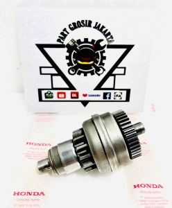 GIGI GRANAT PINION STARTER BEAT KARBU BEAT FI SCOOPY KARBU SCOOPY FI VARIO TEKNO 110 KARBU VARIO 110 CW VARIO FI SPACY ALL MATIC KVB STATER KASAR GEAR GIR PINION GRANAT DOUBLE STATER SETATER MURAH BARU ORIGINAL HONDA DIJAMIN 100%