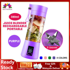 Sedia Sedia Jus Blender 6 Bilah Elektrik Mesin Jus Buah Usb Elektrik Smoothie Blender Mini Milkshake dan Smoothie Perjalanan Kecergasan gim Bayi Tangan Makanan-Diadakan Automatik Mencampurkan Piala Penghantaran dari Malaysia
