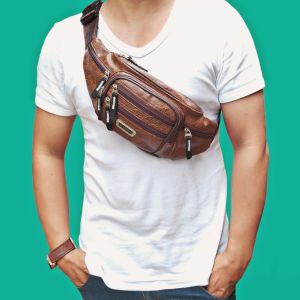 Cod Tas Pinggang Selempang Waistbag Slingbag Kulit Sintetis Polo Amstar