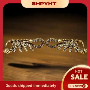 SHPYHT✨ 1 Piece Funny Ant Scorpion Crafts Solid Brass Insect Beetles Figurines Collection Desktop Small Ornament Home Decoration