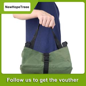 NewHopeTreee กระเป๋าเครื่องมือม้วนเก็บเครื่องมือหนักกระเป๋าซิปผ้าอ็อกซ์ฟอร์ดกันน้ำสำหรับผู้ชาย