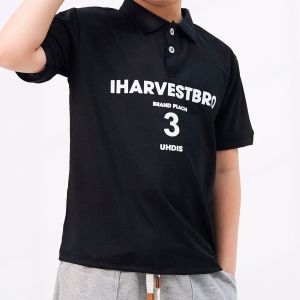 Áo Polo Bé Trai 8-38Kg (80-150cm) Bl Halo 2 Màu Vải Kim Cương Ô Thoáng Mát Áo Thun Cho Bé Trai Phong Cách Thể Thao AL14