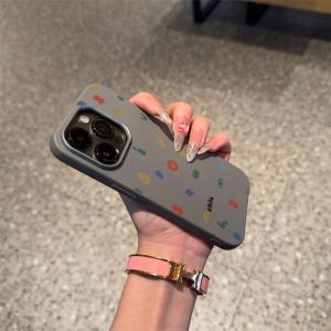 Phone Case For Realme C53 C51 C51S C55 C63 C61 C65S C65 C67 12 LITE C71 V11 C75 C73 C75X 14X 10 Casing Realme Note 50 60 60X 70 70T 5 5S 5i 6i C3 C3i C2 8 8i 9i 15X 14 C85 PRO 14T P3 Narzo Colored Letter Leather Texture TPU Case Cover PWJK1001A