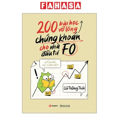Fahasa - Sách - 200 Bài Học Vỡ Lòng Chứng Khoán Cho Nhà Đầu Tư FO