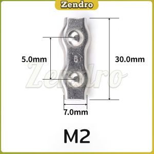 ZEO Stainless Steel Wire Clip Wire Rope Clamp Double Clamp Cable Clip M2 M3 M4