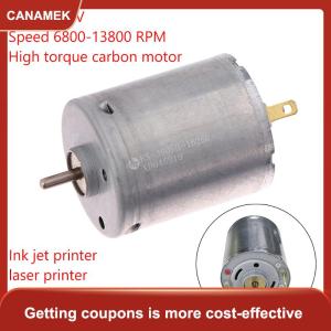【CANAMEK 】 1 Piece DIY Toys Hair Dryer Electric Fans Accessories 360SH DC12V-24V Motor 13800RPM High Speed Carbon Brush Micro Motor