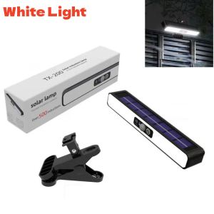 HLINKEY Clip On Solar Motion Lights Outdoor Waterproof 36 LED Portable Security Fence Lamp Wireless Garden Yard Lighting