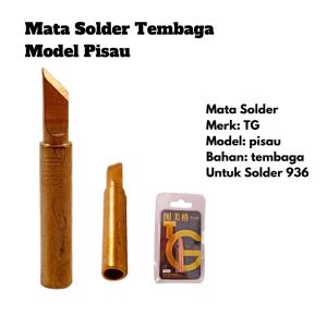 Mata Solder Tembaga TG model Pisau 936