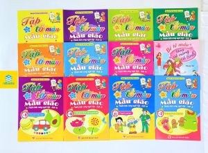 Sách - Combo 12 cuốn: Bé Tô màu mẫu giáo (11q) + Những cô nàng cá tính - ndbooks