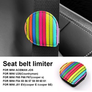 Car Seat Belt Clip Safety Belt Fixed Limiter ForU25 F65 F66 F67 J01 J05 F60 Accesories