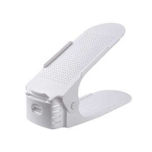 Beautiful Color Plastic Shoe Rack Adjustable Simple Plastic Shoe Rack Storage Organizer