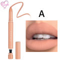 Smooth Lip Liner Matte Lip Crayon Matte Lipstick Lip Gloss Matte Lipliner Long-lasting Non-stick Cups Lip Pencil-🌹Tamia. 