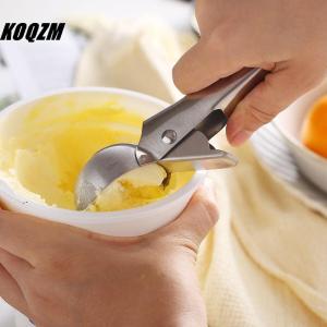 KOQZM Ice Cream Scoops Stainless Steel Ice Cream Digger Non-Stick Fruit Ice Ball Maker Watermelon Ice Cream Spoon Tool