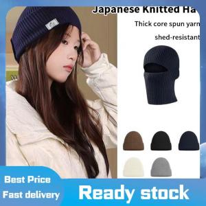 Sports🚴🏻‍♀️ 2in1 mặt nạ Beanies hat kintted dày mùa đông trượt tuyết Balaclava đầy đủ mặt nạ nhiệt Windproof coldproof chạy earmuffs hat