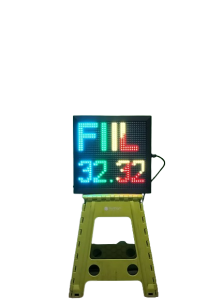 Running Text P10 2x1 Panel 2 Sisi Ukuran 37x37 cm Outdoor