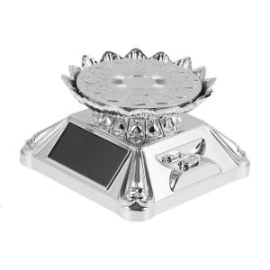 Khay trưng bày xoay sạc năng lượng mặt trời với nền tảng hiển thị ánh sáng hiệu quả năng lượng cho Đồng hồ nhẫn