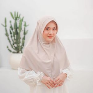 Jilbab Terbaru Hijab Bergo Sport Jersey Premium -Kerudung Khimar Bergo Instan Viral - Hijab Kekinian