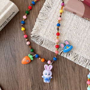 Zootopia Judy Nick Cute Cartoon Resin Childrens Pair Hair Tie Hair Tie Girls All-Inclusive Animal City Press Clip Hair Clip Pendant Necklace