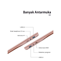 「Garansi Resmi 」AMOLI Pink / Hitam/ Silver Asli Baru Laptop gaming RAM 8GB + SSD 256GB 15.6"IPS Intel N4000 /N5095 Gratis Instalasi Windows 11 + office Tipis Dan Portabel desain grafis  hp laptop hp kunci sidik jari laptop. 