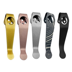 Fold Knifee Clip Titaniums Alloy Back Clip Pocket Clamps Knifee Clip Making Knifee Pocket Clips Tool DIY Accessories