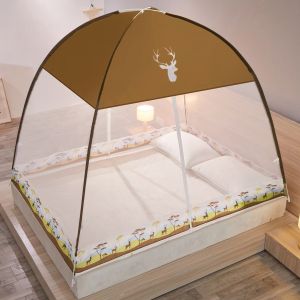 Bestenrose Màn Chống Muỗi Hai Phần 180Cm Có Thể Gập Lại Muỗi Net Lưới Lều Giường Chống Thấm Polyester