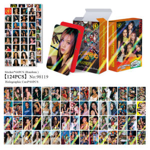 124 chiếc Nhãn dán thẻ ba chiều Katseye SOPHIA LARA Photocard Bộ sưu tập Quà tặng