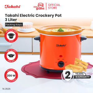 Takahi Electric Crockery Pot 3 Liter - HR (INCLUDE PALET)
