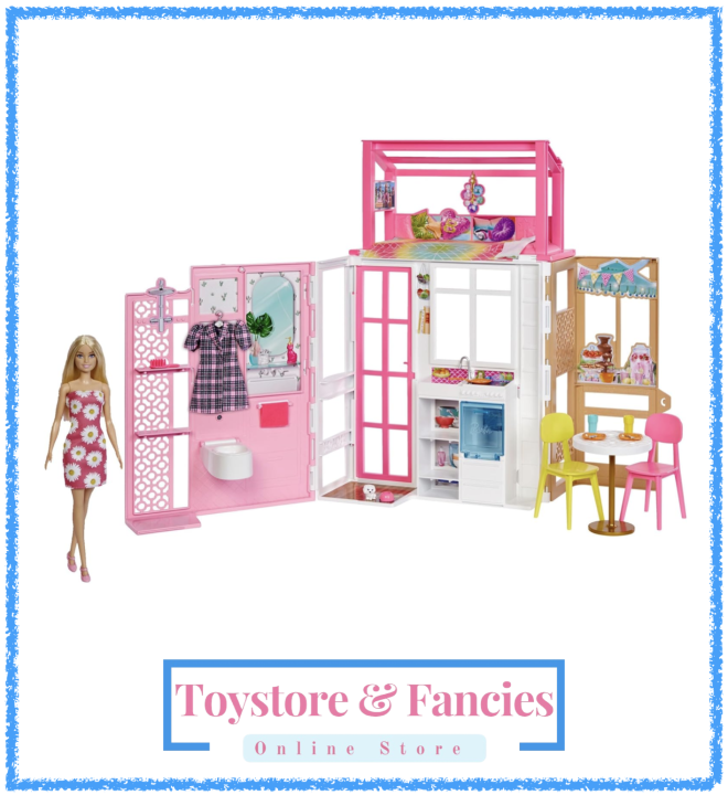 Barbie Vacation House Dollhouse Playset & Accessories