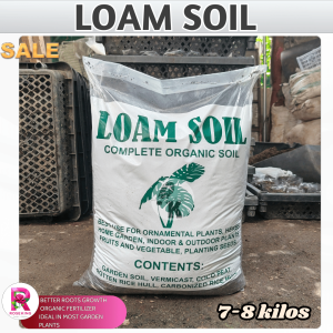 LOAM SOIL 8 kilos ORGANIC SOIL COMPLETE WITH VERMACIST FERTILIZER GOOD FOR ALL PLANTS