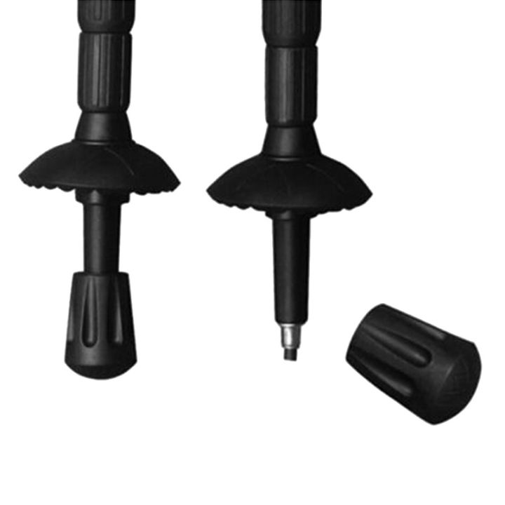 thumbnail image 2 of 2.375" Round Black Vinyl Plastic Tube Tip End Caps – Choose Qty (2,4,10,20) 2 of 5