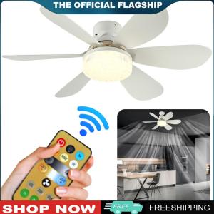 【New Arrival】 Home Ceiling Light with Dimmable LED Fan and Remote Control for Kitchen and Living Room Spaces
