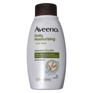 Aveeno Daily Moisturizing Body Wash for Dry & Sensitive Skin with Prebiotic Oat Hydrating Oat Body Wash Nourishes Dry Skin & Gently Cleanses Light Fragrance Sulfate-Free 354mL